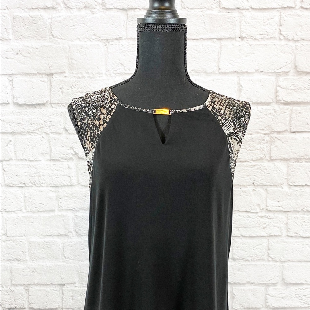 Ellen Tracy Leopard Blouse